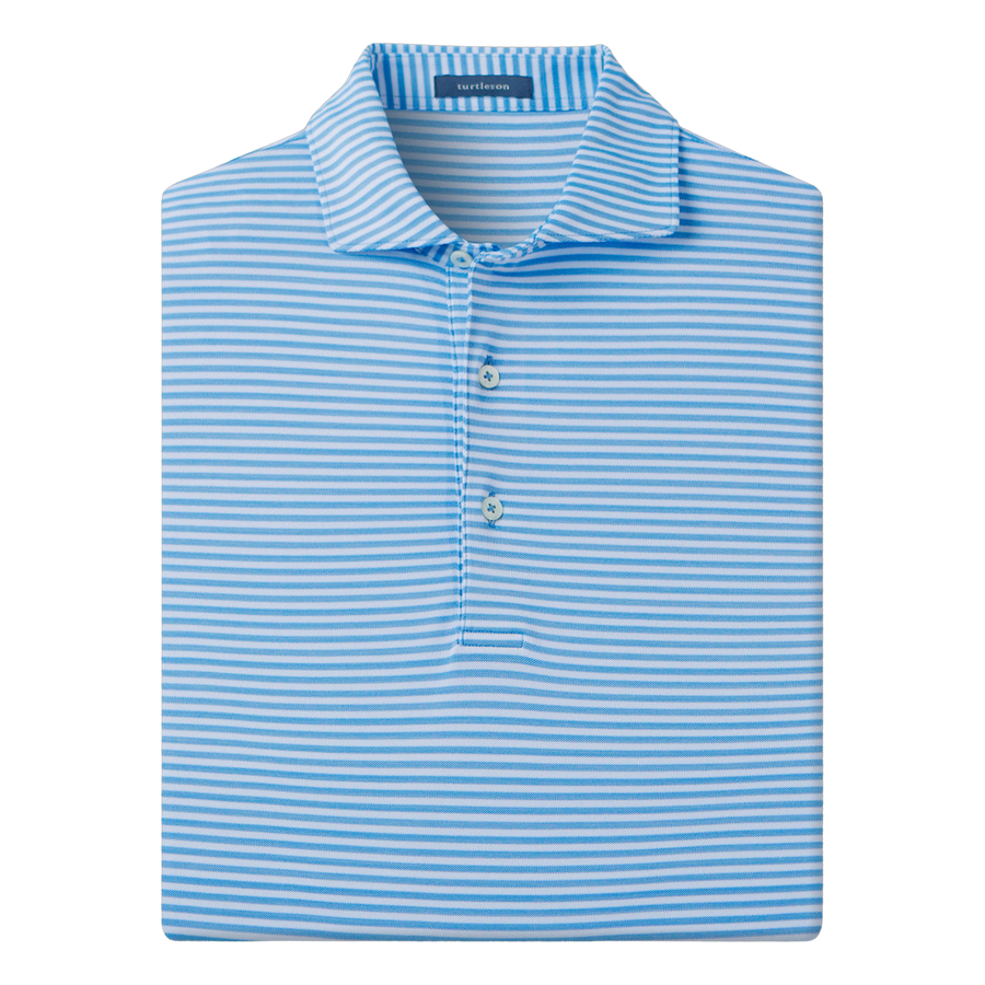 Tanner Stripe Performance Polo